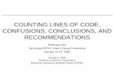 COUNTING LINES OF CODE, CONFUSIONS, …csse.usc.edu/csse/affiliate/private/CodeCount_Nov2003_update/... · COUNTING LINES OF CODE, CONFUSIONS, CONCLUSIONS, AND RECOMMENDATIONS ...