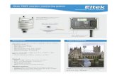 Eltek TMET weather monitoring system - Eltek Data … · Eltek TMET transmitter ... Eltek TMET weather monitoring system. TMET Transmitter with built-in battery and display. Shown