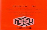 ESSCIRC' 82 - University of Michiganai.eecs.umich.edu/people/conway/VLSI/ESSCIRC82/ESSCIRC82.pdf · ESSCIRC' 82 Eighth European ... 11 h30-1 1 h55 Monolithic 70 V bipolar linedriver