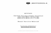 Part Number: 6866537D77-F *6866537D77*manuals.repeater-builder.com/mo-files1/MTP850 TETRA Basic service... · INFORMATION REFER TO THE SEPARATE SAFETY BOOKLET DELIVERED WITH ... engineering,