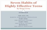 Seven Habits of Highly Effective Teens Preview Activity 1€¦ · Sean Covey, Seven Habits of Highly Effective Teens, Page 132 ... List the people you would like to really understand