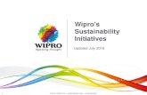 Wipro's Sustainability Initiatives€™s Sustainability Initiatives Wipro’s ... Renewable Energy - Pilot rooftop Solar PV installations at 3 Wipro ... Chennai, Mumbai and Hyderabad.