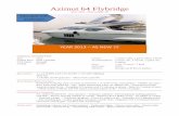 Azimut 64 Flybridge - Azimut Second Hand Selection · ADDITIONAL INFORMATION Length overall (incl. pulpit) 20,15 m Hull length (incl. platform) 19,25 m Beam at main section 5,06 m
