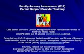 Family Journey Assessment (FJA) Parent Support … Journey Assessment (FJA) Parent Support Provider Training ... journey of families who have moved into a ... functioning for each