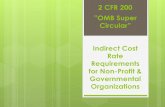 Indirect Cost Rate Requirements for Non-Profit ... for Non-Profit & Governmental Organizations MoDOT Audits & Investigations Division Kelly R. Niekamp – Audit Manager Christie Martin