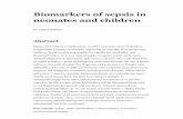 Biomarkers of sepsis in neonates and children - signavitae.com · Galetto-Lacour et al. (16) published the results of their prospective research confirming the superiority of PCT.