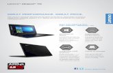 GREAT PERFORMANCE. GREAT PRICE. - Lenovopsref.lenovo.com/syspool/Sys/PDF/datasheet/ideapad_110-17ACL... · Windows, only improved. ... Battery life (and recharge times) will vary