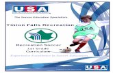The Soccer Education Specialistsunitedsocceracademy.com/pdf/Tinton-Falls-Rec-1st-Curriculum.pdf · The Soccer Education Specialists ... knock another fighter’s ball out of the ring.