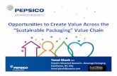 Opportunities to Create Value Across the Value Chain · Opportunities to Create Value Across the ... © PepsiCo 2013 Value Chain: ... The packaging value chain is complex with stakeholders
