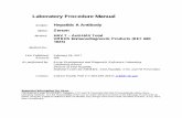 Laboratory Procedure Manual - cdc.gov · 24/2/2011 · VITROS Immunodiagnostic Products Anti-HAV Total Reagent Pack REF 680 1823 Version 1.1 Pub. No. GEM1235A_EN_US