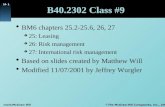 No Slide Titlepeople.stern.nyu.edu/jwurgler/courses/b4000xx/class9... · PPT file · Web view2001-11-09 · B40.2302 Class #9 BM6 chapters 25.2-25.6, 26, 27 25: Leasing 26: Risk
