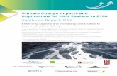 Climate Change Impacts and Implications for New … · Climate Change Impacts and Implications for New Zealand to 2100 ... Emerging climate-related risks 15 ... horizons for adaptation