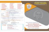 BHS HIGHER EDUCATION SOCIETY VIJAYA …vijayacollege.ac.in/pdfs/Vijaya College ambedkar conference...Dr. P. Nagaraj Belgaum ... annihilation of the caste system and believed that only