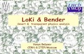 LoKi & Bender - LHCb Computing Home Pagelhcb-comp.web.cern.ch/lhcb-comp/Analysis/Bender/manuals/20030528... · Typical analysis program ~ 50- ... Implement all ‘everyday idioms’