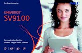 NEC SV9100 brochure V2 - UNIVERGE SV9000 Series0… · Make a smart investment Interruption of communications services means downtime for your business, customers and loss of revenue.