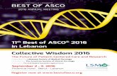 11 - Best of ASCObestofasco.org/pdf/FinalProgram.pdf · 2016-08-09 · versus multiple myeloma patients. Sham Mailankody, MD Presented by Mohamad Mohty, MD ... Study (Protocol MF07-01).