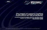 The impact of women’s position in the labour market on pay … · 2018-06-05 · in the labour market on pay and ... women’s pay and implications for UK productivity Contents
