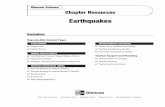 Glencoe Science Chapter Resources - Mrs. Jainahsjain.weebly.com/uploads/3/7/4/4/37449119/earthquakes.pdf · Glencoe Science Chapter Resources Earthquakes ... Content Outline for Teaching