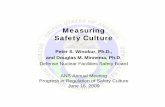 Measuring Safety Culture - Home | Defense Nuclear Facilities Safety … · 2017-01-09 · Measuring Safety Culture Peter S. Winokur, Ph.D., and Douglas M. Minnema, ... *INPO, Principles