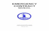 Emergency Contract Manual - Virginia Department of ... Code of Virginia allows that In case of emergency, a contract may be awarded “ without competitive sealed bidding or competitive