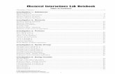 Chemical Interactions Lab Notebook · Chemical Interactions Lab Notebook ... Mystery-Mixture Analysis ...