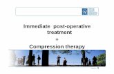 Immediate post-operative treatment Compression therapy · 2015-04-01 · keeps the knee in extension. Ossur ... et al. (1999). Healing of open stump wounds after vascular below-knee