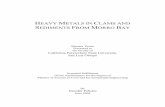 HEAVY METALS IN CLAMS AND SEDIMENTS FROM … METALS IN CLAMS AND ... Heavy Metals in Clams and Sediments from Morro Bay Author: ... A study of metal contamination of clams and the