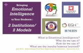 Bringing Emotional Intelligence - University of South Carolina · 2013-05-21 · What is Emotional Intelligence? Why do we use it? ... Richard K. Wagner, “Intelligence, Training