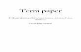 Term paper TDT4252 - NTNU assignments/Final report... · Term paper TDT4252 Modeling of Information Systems - Advanced Course Spring 2013 Patrick Heia Romstad. Table of contents 1