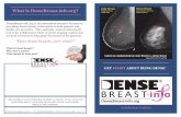 What Is DenseBreast-info.org?densebreast-info.org/img/patient_brochure_english_2018.pdf · Dense breasts are normal. 40% of women age 40 and over have dense breasts. 3. Although normal,