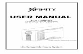 USER MANUALstatic.highspeedbackbone.net/pdf/XFINITY User Manual.pdf1 USER MANUAL 0 Line Interactive 0 1000VA/1400VA/2000VA 0 Uninterruptible Power System ...