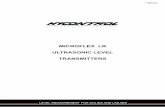 MICROFLEX LR ULTRASONIC LEVEL TRANSMITTERShycontrol.com/docs/59-lm-file.pdf · MICROFLEX LR ULTRASONIC LEVEL TRANSMITTERS ... utilising Modbus or Vision System II software. This offers