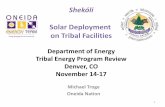 Department of Energy Tribal Energy Program Review Denver… · 2016-12-05 · Department of Energy Tribal Energy Program Review Denver, CO November ... • Past work • Solar project