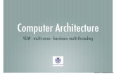 Computer Architecture - SNE/OS3 Homepage [OS3 … · Computer Architecture VLIW ... Shekhar Borkar (2007) Thousand Core Chips—A Technology Perspective, ... Sun/Oracle again with
