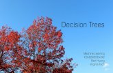 Decision Trees - courses.cs.vt.educourses.cs.vt.edu/cs5824/Fall15/pdfs/3-Decision Trees.pdf · Decision Trees Machine Learning ... • Recursively train decision tree for each resulting