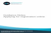 Online Application Guidance Notes - CORUcoru.ie/uploads/documents/guidance_notes.pdf · Registration Application Guidance Notes (Revised 09 March 2018) Page 3 of 19 1. Which registration
