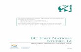 BC F N s 12 · Resources previously recommended for the 2000 version of the curriculum, ... and present realities of BC Aboriginal ... complete the social studies Graduation Program