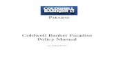 Coldwell Banker Paradise Policy Manual · Coldwell Banker Paradise Policy Manual ... independent contractors and no employer/employee relationship exists or is ... incoming leads