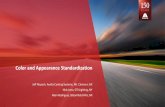 Color and Appearance Standardization - detroitcc.org Dec2016 Color and Appearance... · Color and Appearance Standardization ... Work of AATCC and CIE on new standard illuminants