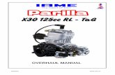 044 MANUALE REVISIONE PARILLA X30 125cc RL TaG - …€¦ · overhaul manual. 28/09/05 ... 1. - parilla x30 125cc rl – tag engine disassembly 1 2. - crankshaft disassembly/ assembly