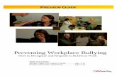 Preventing Workplace Bullying - CRM Learning · Preventing Workplace Bullying How to Recognize and Respond to Bullies at Work ... #11 Continuum of Managerial Behaviors 10 minutes