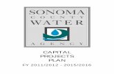 CAPITAL PROJECTS PLAN - Sonoma County Water Agency · CAPITAL . PROJECTS . PLAN . FY 2011/2012 ... Biological Opinion which issued by NOAA National Marine Fisheries Service in ...