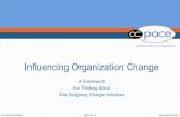Influencing Organization Change - CC Pace · Influencing Organization Change A Framework ... • Weisbord’s Six ox • McKinsey 7S • STAR (Gaibraith) ... An Example Containers