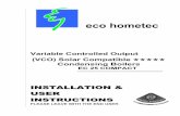 EC 25 COMPACT - Boiler Manualsboilermanuals.org.uk/boilers/Eco Hometec/EC25_New_Install_Manual.pdf · 29.2 Interlocks ... EC 25 Compact Installation/User Manual page 5. 1. ... boiler
