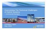 Overcoming The Technical Challenges of Hybrid Systems · Overcoming The Technical Challenges of Hybrid Systems ... • Specialist in on-site power generation systems • Renewable