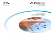 About Altice Labs · E2E service assurance correlates network resources with services and customers. CQM ... • Extensive track record with telco operators worldwide; ... About Altice