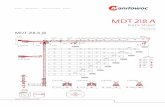 MDT 218 A - shawmutequipment.com 218 A Data Sheet FEM 1.001-A3 ASCE 7-10 Values have been rounded Top Tracing II Fleet ˜ ˚ ˛ ˝ ˙ ˆ ˇ ˘ ˜ ˜ ˚ ˛ ˝ ˙ ˆ ˇ ˘ ˜ ˚ ˛ ˝
