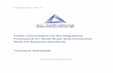 Public Consultation on the Regulatory Framework ... - AER OMAN · Public Consultation on the Regulatory Framework for Small Scale Grid Connected Solar PV Systems Standards Technical