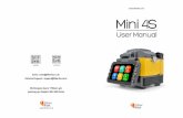 Mini 4S · 1 Prepare the USB device. 2 Download the latest version software to the USB. 3 Link to the Splicer (Via link cable in the package). ... Last Maintenance Last maintenance