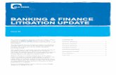 BANKING & FINANCE LITIGATION UPDATE - DLA Piper/media/Files/Insights/Publications/2012... · The Banking & Finance Litigation Update is published ... the alleged mis-selling of interest-rate